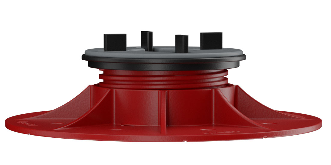 Регулируемые опоры F - противопожарные/огнестойкие, с корректором угла наклона до 5%