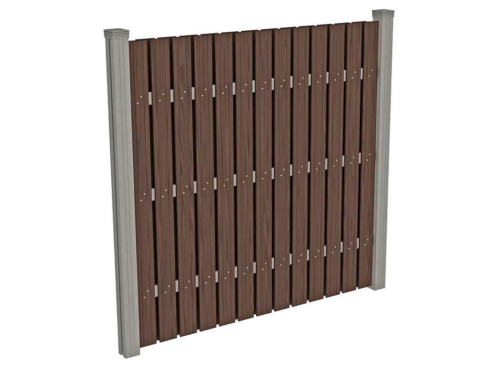 Вертикальный вентилируемый забор