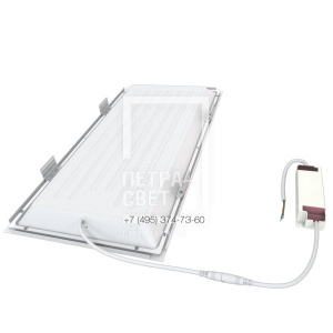 Офис Комфорт 18 IP40 CRI90 5000К Опал 600х300х35мм Clip-In фото 2