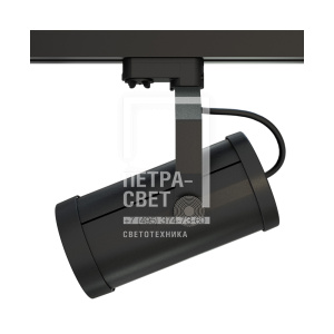 Акцент 24 CRI80 4000К 10° RAL9005 Муар Трековый шинопровод фото 1