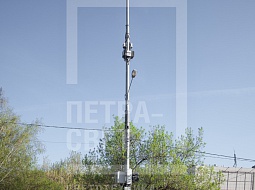 Оцинкованные опоры серии РМГ, их так же называют опорами сотовой связи, выполняют функцию ретрансляционной вышки радиооборудования. Данная опора РМГ установлена в московской области, г.Подольск.