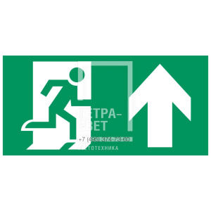 Аксессуар. Пиктограмма "Направление к эвакуационному выходу". Сигнум