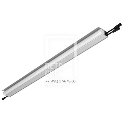 Модерн v2.0 18 1000мм (18Вт/м) 24В DC 8 пикс. RGBW DMX CRI80 4000К Опал (Профиль, козырек, транзитное штепсельное соединение)