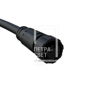 Аксессуар. Удлинитель с разъемами питания М12, 12-48В, 1м фото 2
