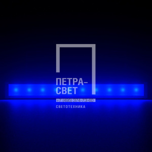 Барокко 10 500мм Синий Матовое закаленное стекло фото 3