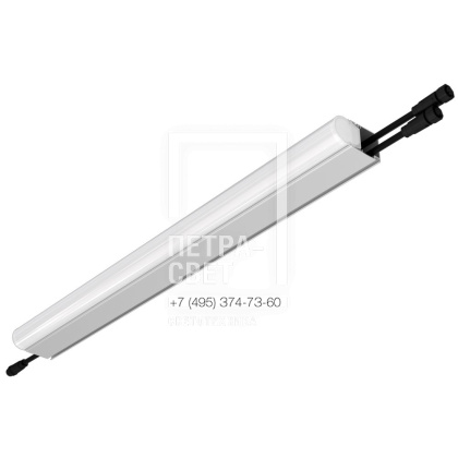 Модерн v2.0 10 600мм (18Вт/м) 48В DC 1 пикс. RGBW DMX CRI80 3000К Опал (Профиль, транзитное штепсельное соединение)