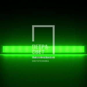 Барокко 10 500мм Зеленый Матовое закаленное стекло фото 3