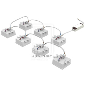 Грильято Мозаик 45 х7 IP40 CRI80 3000К Опал фото 1