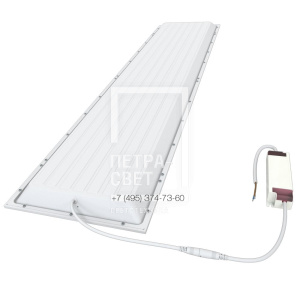 Офис Комфорт 25 IP40 CRI80 3000К Опал 1195х295х33мм фото 2