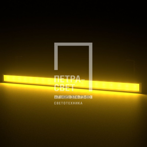 Барокко 20 1000мм Янтарный Матовое закаленное стекло фото 6