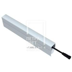 Модерн v2.0 3 345мм (9Вт/м) 48В DC CRI80 3000К Опал (Профиль, козырек, транзитное штепсельное соединение) фото 1