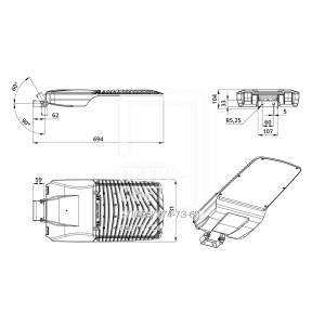 Опция. Гроза M, Mv2.0, Lv2.0, Sv2.0. Крепление на кронштейн фото 4