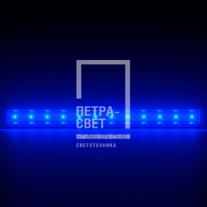 Барокко 12 600мм Синий Закаленное стекло фото 3