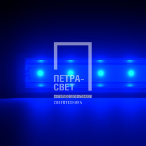 Барокко 48 1200мм Синий Закаленное стекло фото 1