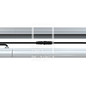Модерн v2.0 6 1000мм (6Вт/м) 24В DC CRI80 4000К Опал (Профиль, козырек, транзитное штепсельное соединение) фото 4