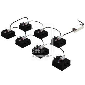 Опция. Грильято Мозаик 45х7. Черный корпус фото 2