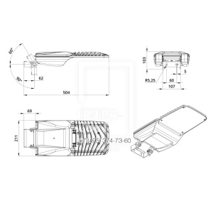 Опция. Гроза M, Mv2.0, Lv2.0, Sv2.0. Крепление на кронштейн фото 6