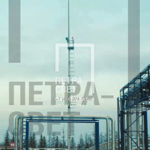 ВГН-45. Молниеотвод на базе высокомачтовых опор освещения