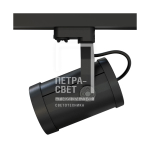 Акцент 6 CRI80 5000К 15° RAL9005 Муар Трековый шинопровод фото 1