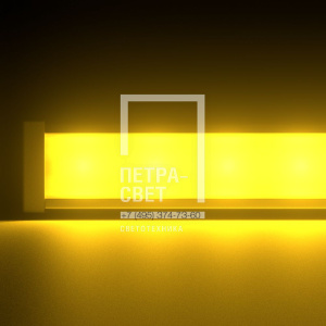 Барокко 20 1000мм Янтарный Матовое закаленное стекло фото 1