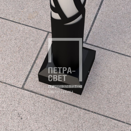 Аксессуар. Декоративный цоколь. Толл (Фланец закладной в грунт)