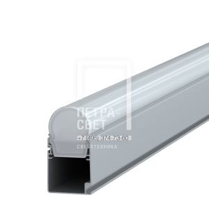 Модерн v2.0 2,5 840мм (3Вт/м) 48В DC CRI80 4000К Опал (Профиль, транзитное штепсельное соединение) фото 2