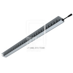 Модерн v2.0 16 Оптик 1000мм (16Вт/м) 48В DC CRI80 3000К 25° (Профиль, козырек, транзитное штепсельное соединение)