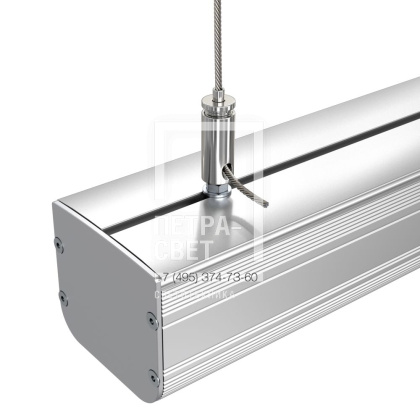 Опция. Маркет-Линия. Комплект крепежа для подвеса с регулировкой (трос 1 м, 1 точка подвеса)