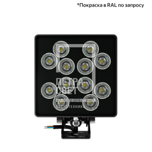 Акцент Куб 24 CRI80 3000К 15° Поворотный кронштейн фото 3