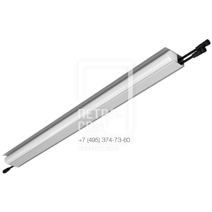Модерн v2.0 15 870мм (18Вт/м) 24В DC 7 пикс. RGBW DMX CRI80 3000К Опал (Профиль, козырек, транзитное штепсельное соединение)