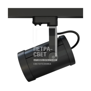 Акцент 4 CRI80 5000К 15° RAL9005 Муар Трековый шинопровод фото 1