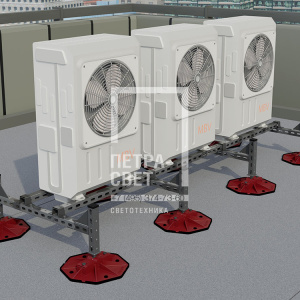 Кровельная поворотная опора HILST PLATFORM MV с корректором угла наклона фото 19