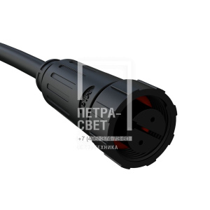 Аксессуар. Барокко S. Удлинитель с разъемами питания М16, 12-48В, 3м фото 2