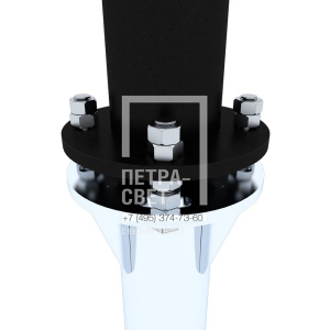 Аксессуар. Фланец закладной в грунт. Опора ОЦ фото 2