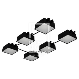 Опция. Грильято Мозаик 40х6. Черный корпус фото 2