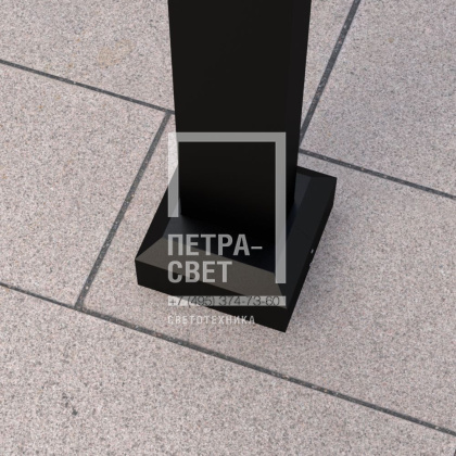 Аксессуар. Декоративный цоколь. Парк (Фланец закладной в грунт)