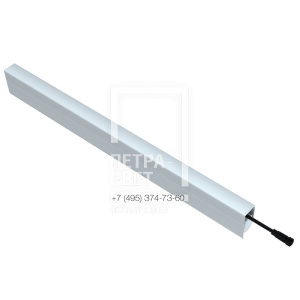 Модерн v2.0 2 675мм (3Вт/м) 48В DC CRI80 5000К Опал (Профиль, козырек, транзитное штепсельное соединение) фото 1