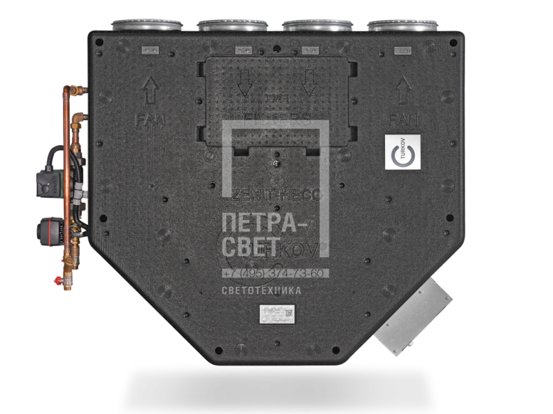 Zenit 550 heco W вентиляционная приточно-вытяжная установка с рекуперацией с водяным нагревателем