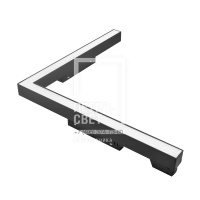 Трековый светильник Flood LX20-300FL 20W 3000K 120° 48V CRI≥90 IP20 черный