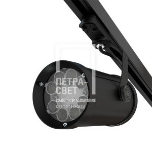 Акцент 24 CRI80 4000К 25° RAL9005 Муар Трековый шинопровод фото 2