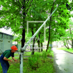 ОГККЗН-4. Опора граненая коническая квартальная наклоняемая