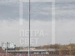Применение опор НПГ для освещения прилегающей территории к стадиону Открытие Арена в Тушино, г.Москва. Высота опор 7м, антикоррозийная обработка сделана методом горячего цинкования.