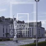 НФК-9. Опора несиловая фланцевая круглоконическая