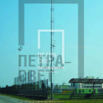 ВМОНТ-30. Высокомачтовая опора трубчатая со стационарной короной