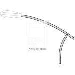 Кронштейны для установки консольных светильников